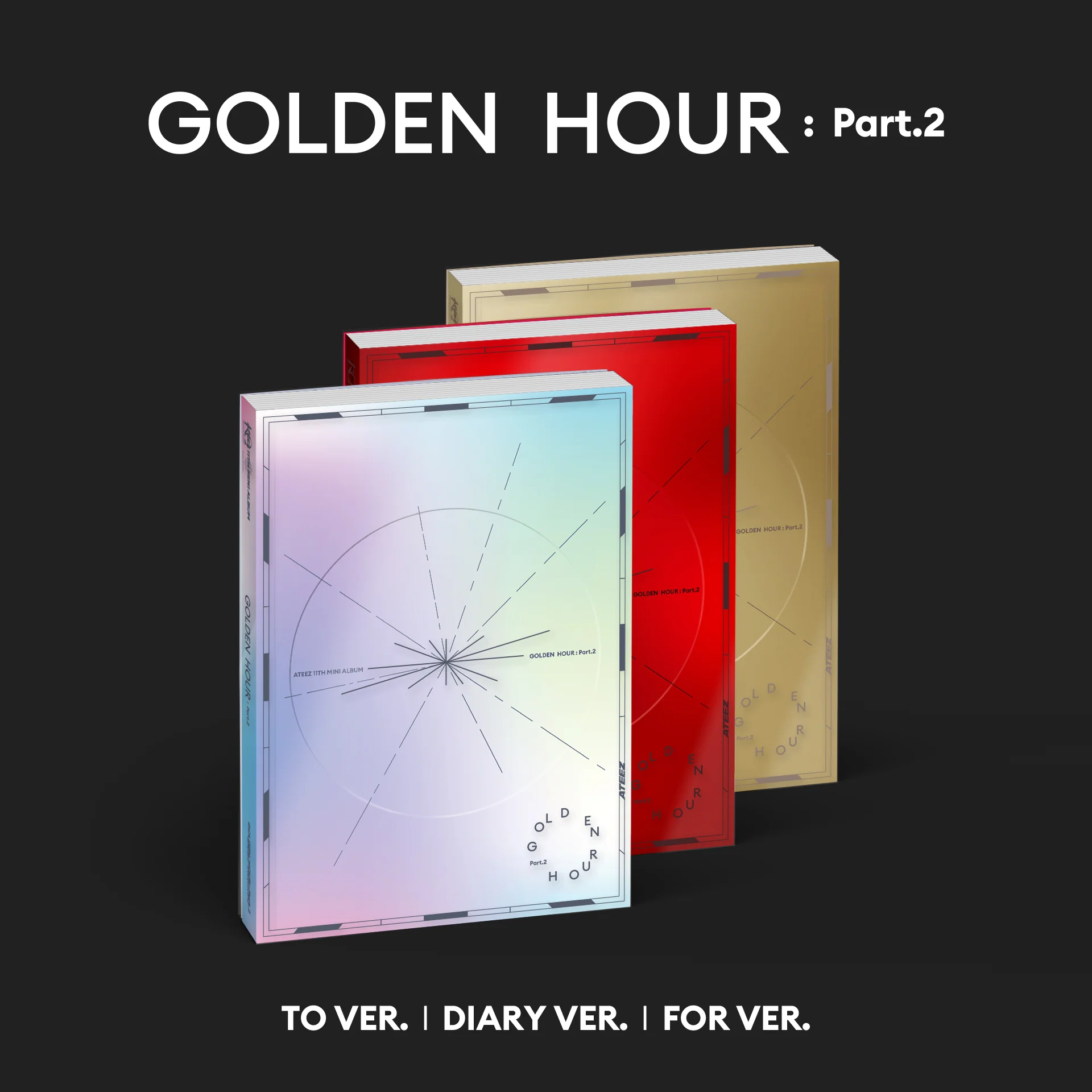 [2/16 BERLIN FANSIGN] ATEEZ - GOLDEN HOUR : Part.2 - Image 2