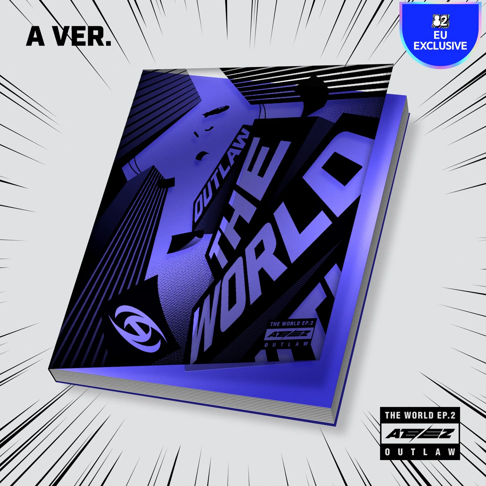 [EUROPE SHIPPING] ATEEZ - THE WORLD EP.2 : OUTLAW - Europe Exclusive - Image 2