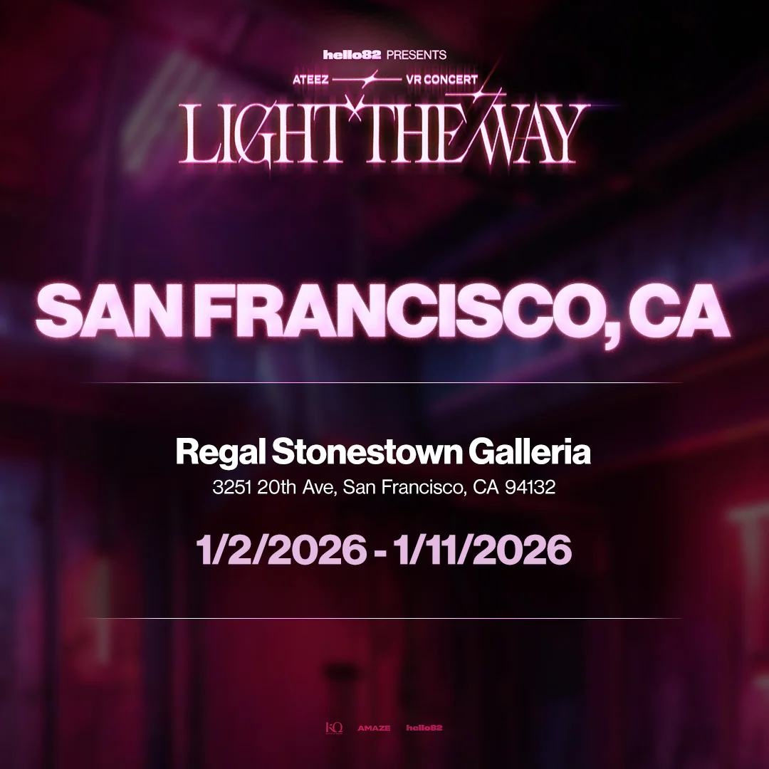 ATEEZ VR CONCERT : LIGHT THE WAY in SAN FRANCISCO, CA
