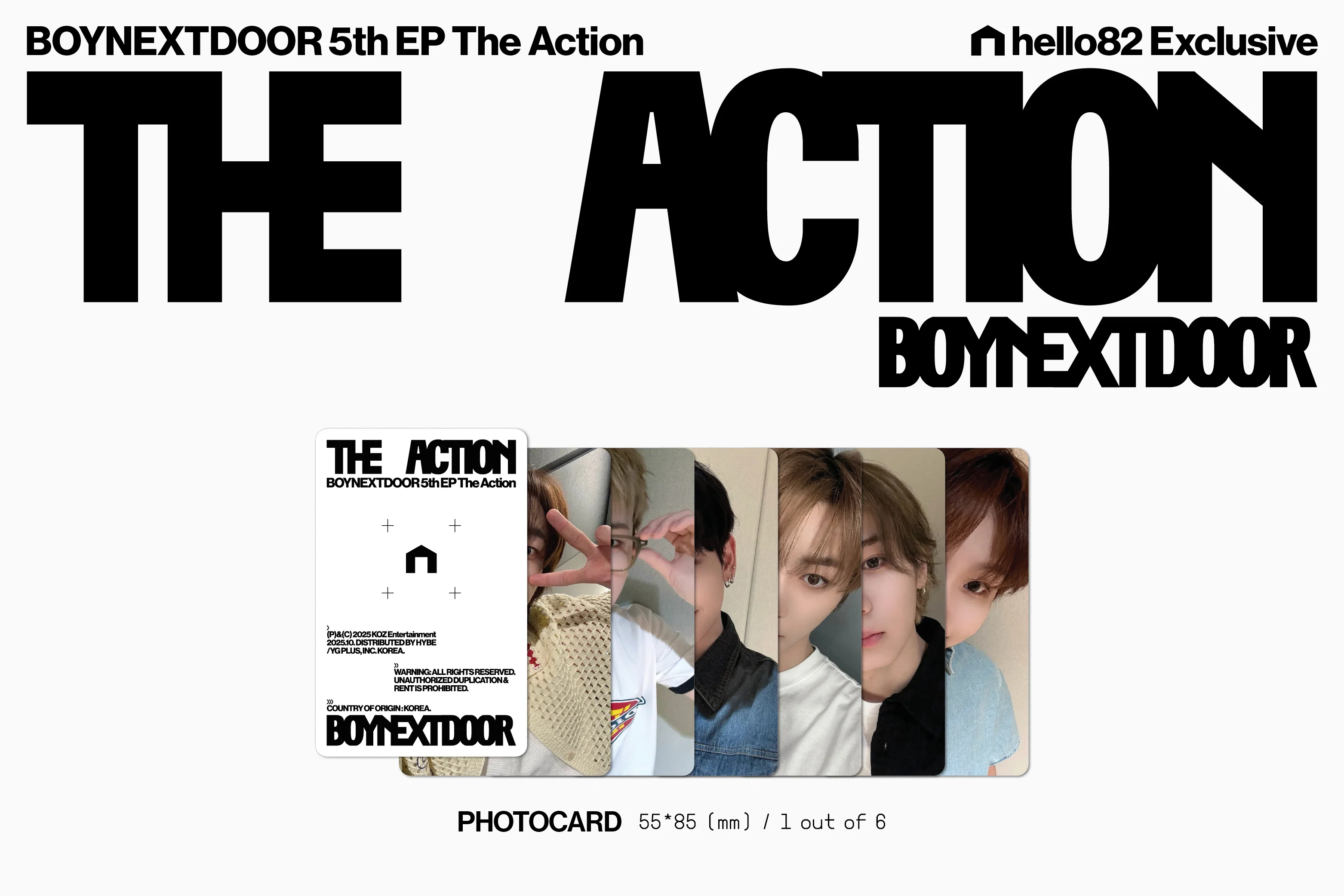 BOYNEXTDOOR 5th EP [The Action] (hello82 Exclusive) - Image 5