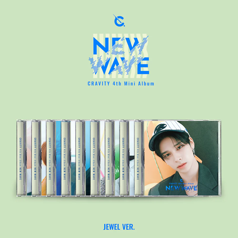CRAVITY - 4th MINI ALBUM : NEW WAVE [Jewel ver.] [Limited Edition] (Random)