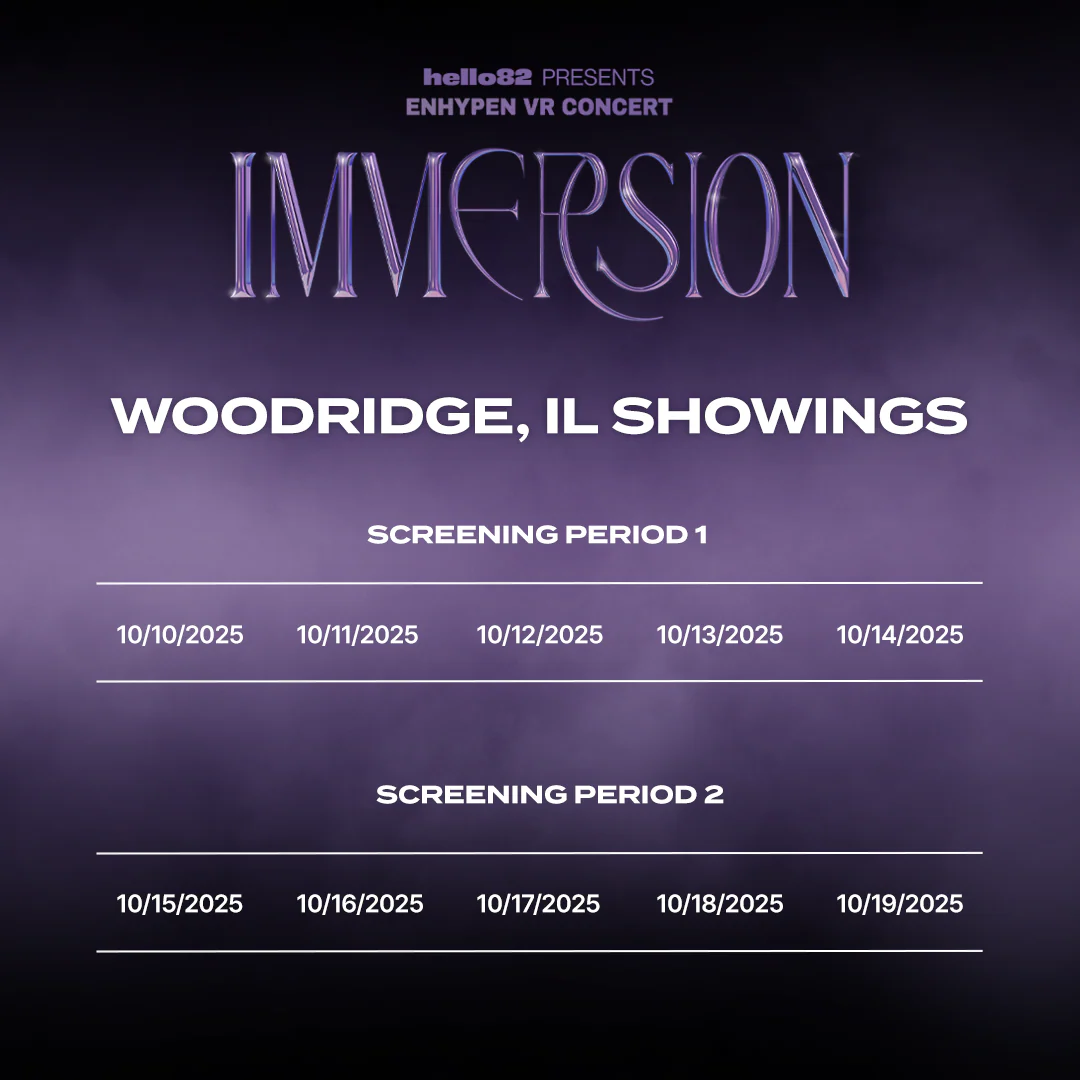 <ENHYPEN VR CONCERT : IMMERSION> in WOODRIDGE, IL - Image 3