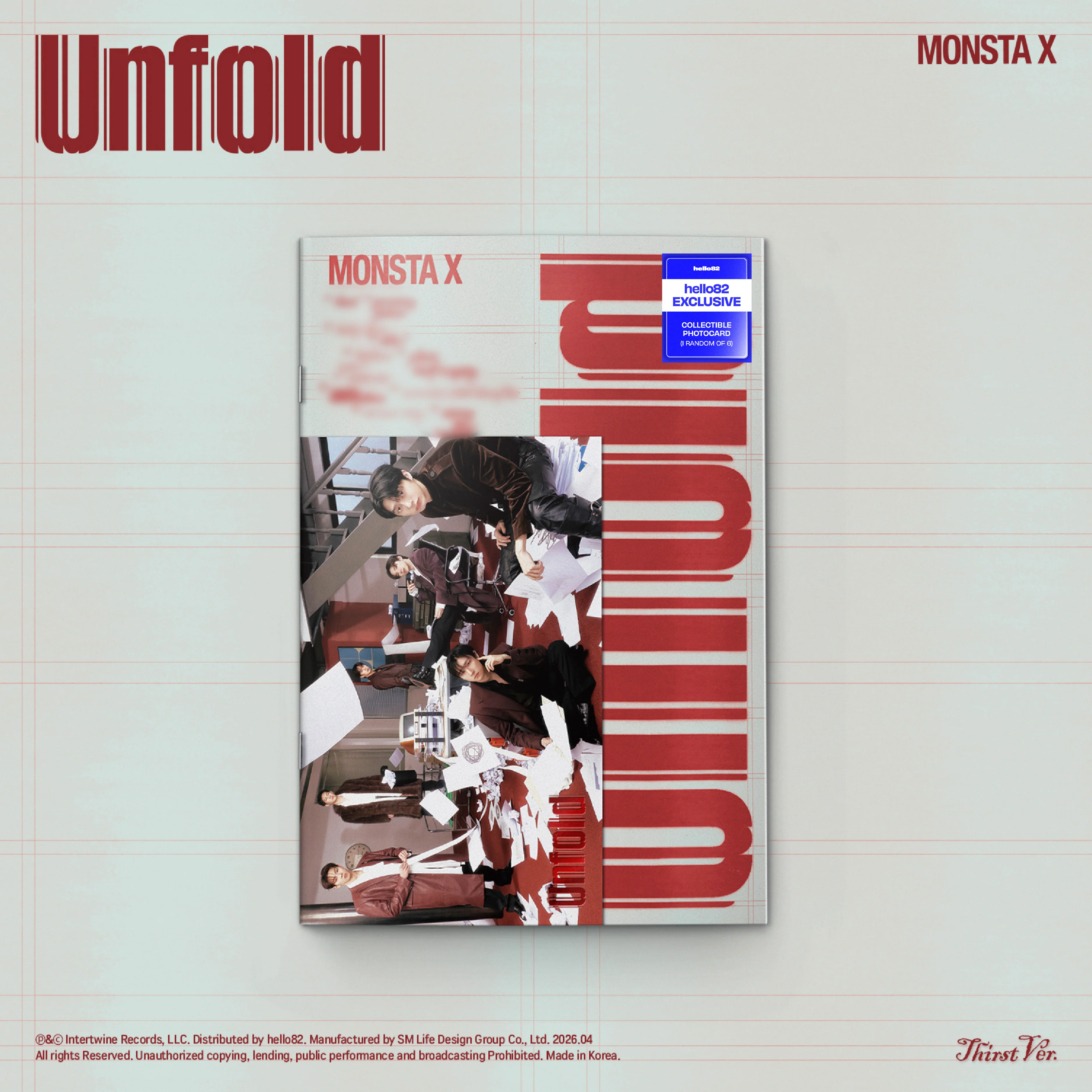 MONSTA X - Unfold - hello82 Exclusive - Image 3