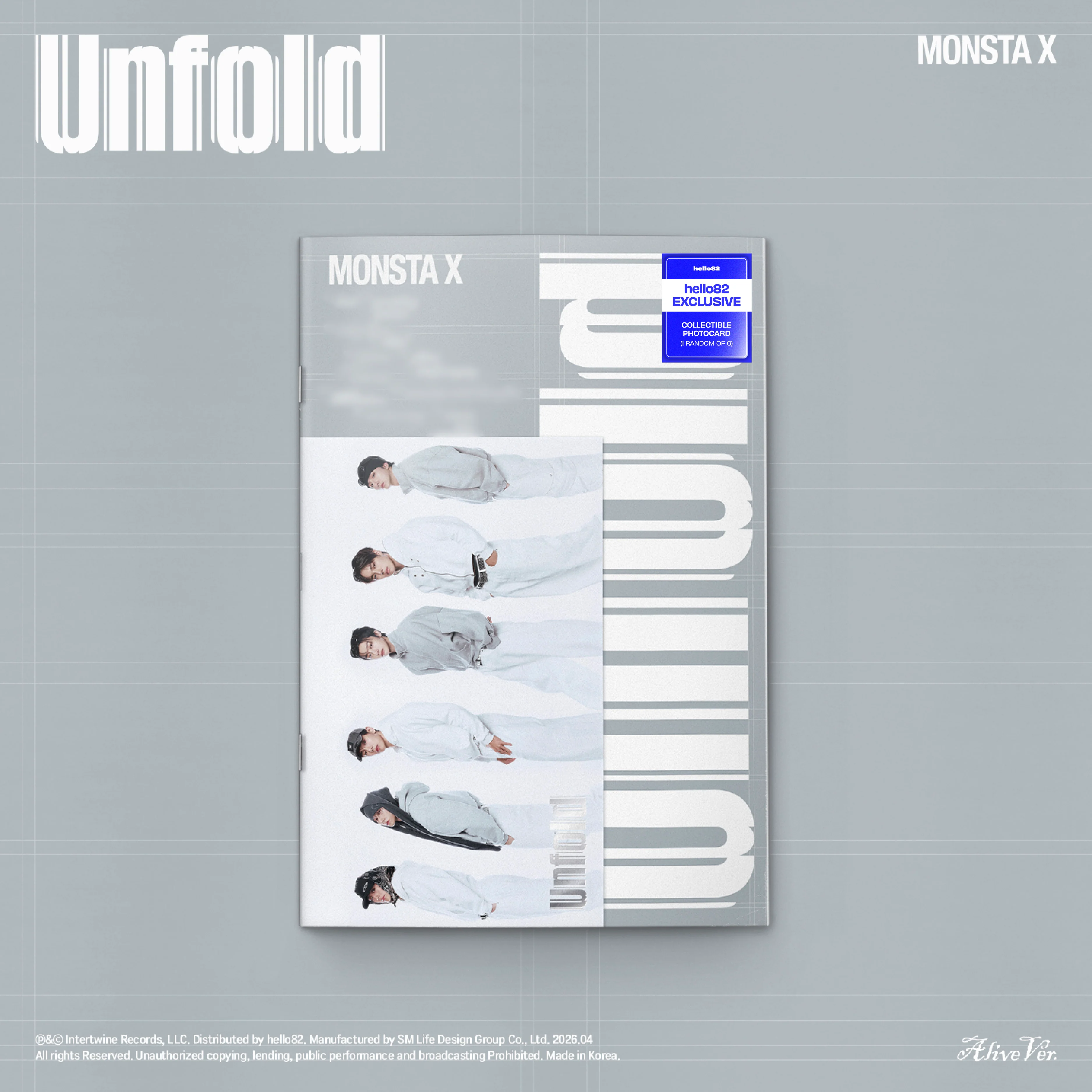 MONSTA X - Unfold - hello82 Exclusive - Image 4