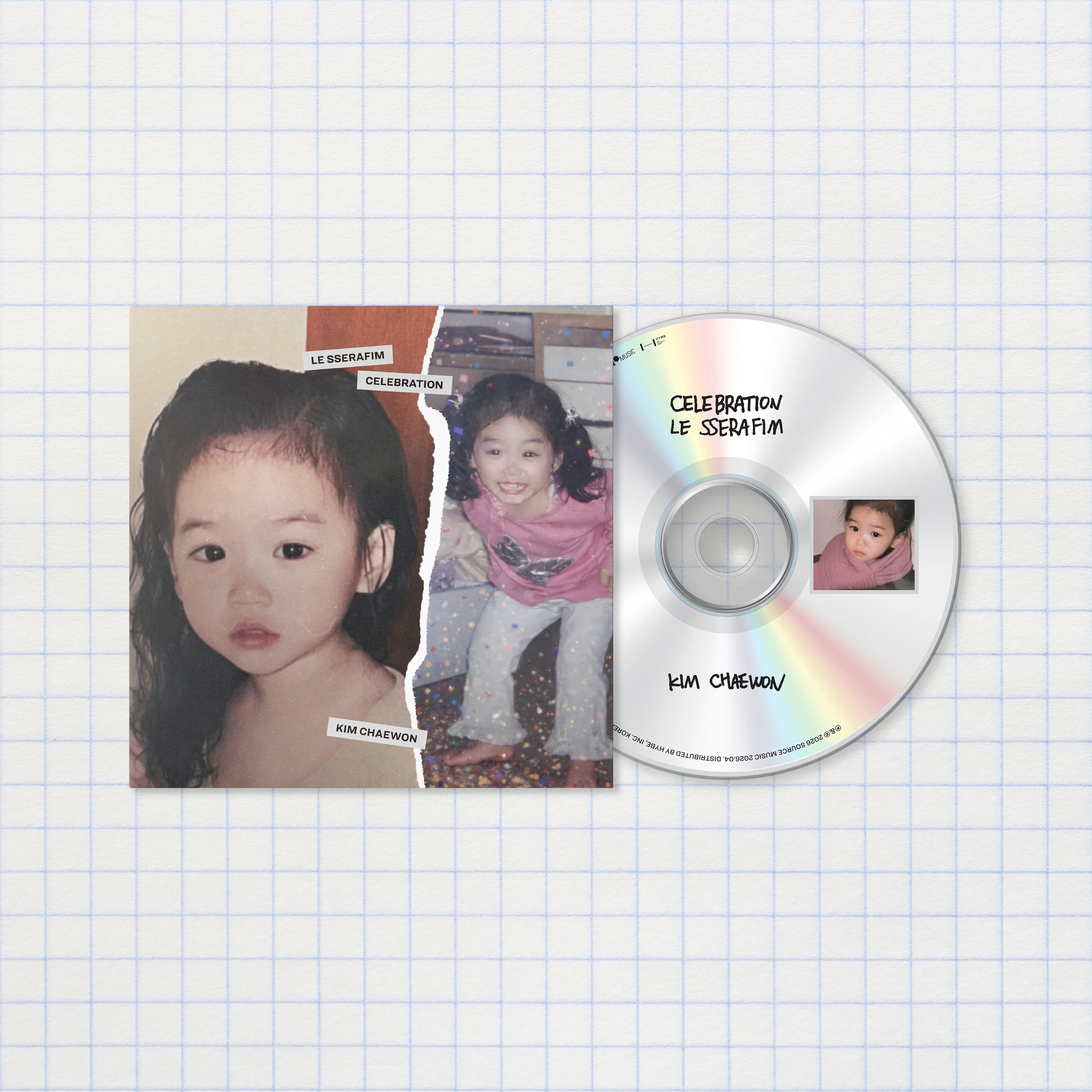 LE SSERAFIM - 'CELEBRATION' Single CD - Image 2