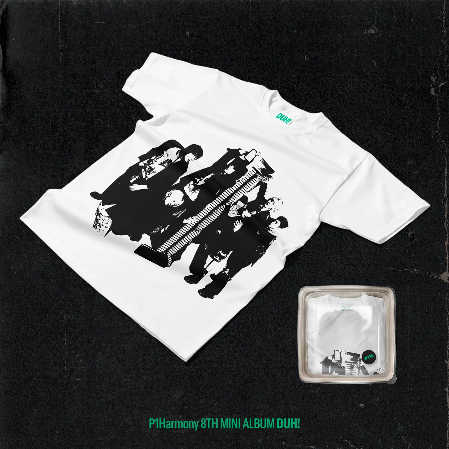 P1Harmony - DUH! (Plain White T Ver.)