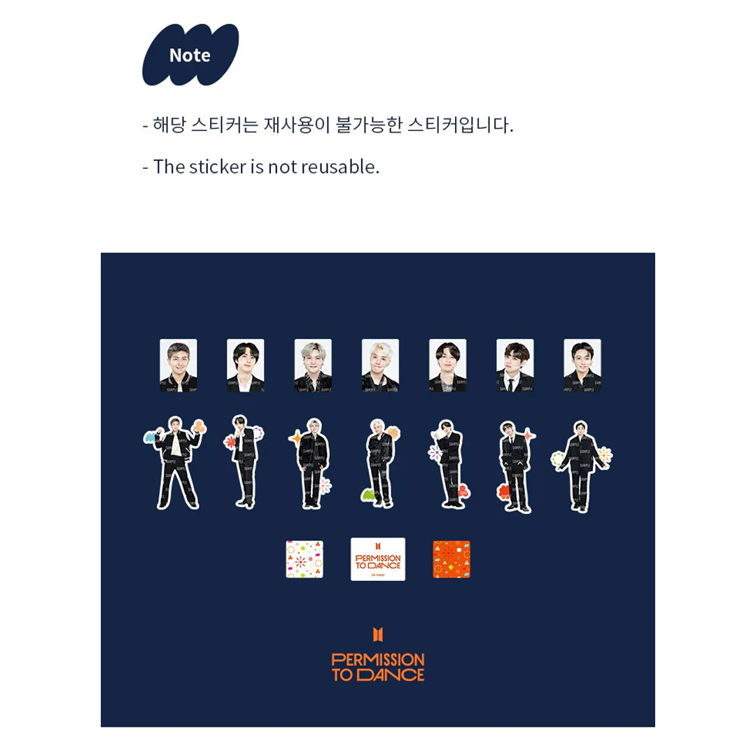 BTS - PTD ON STAGE -  Sticker Pack - Image 7