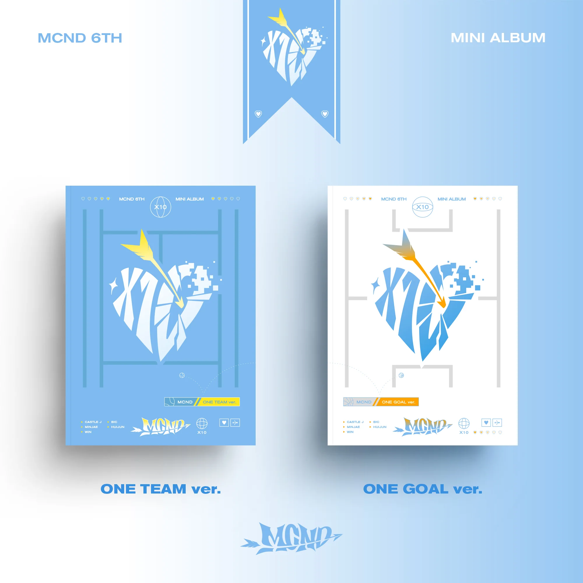 [Signed] MCND - 6th MINI ALBUM : X10 (Random)