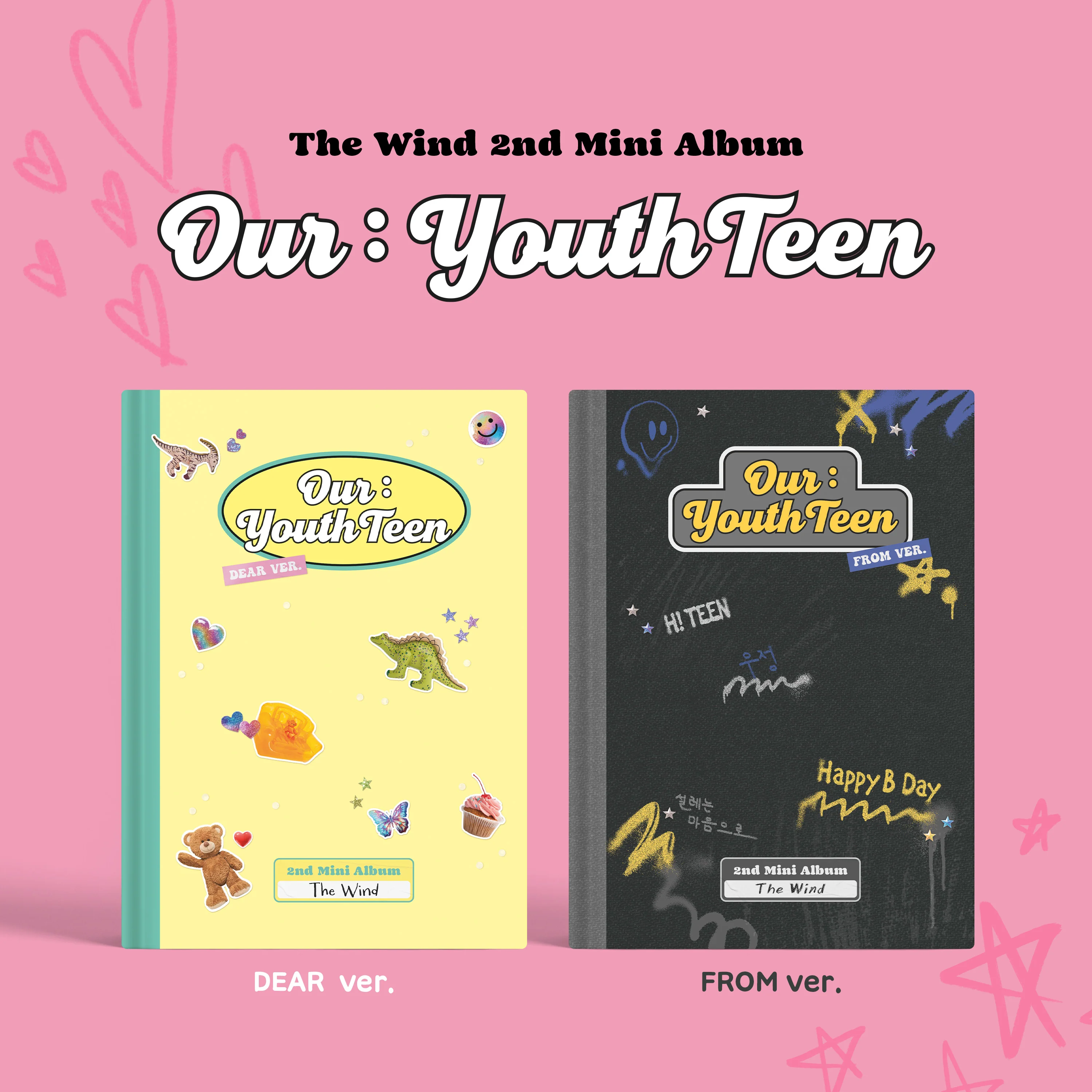 [Signed] The Wind - 2nd MINI ALBUM [Our : YouthTeen] (Random) - Image 2