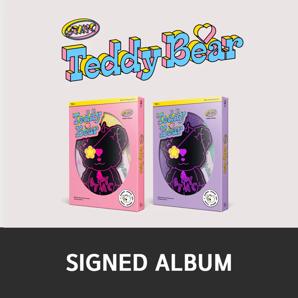 [Signed] STAYC - Single Album : Teddy Bear (Random)
