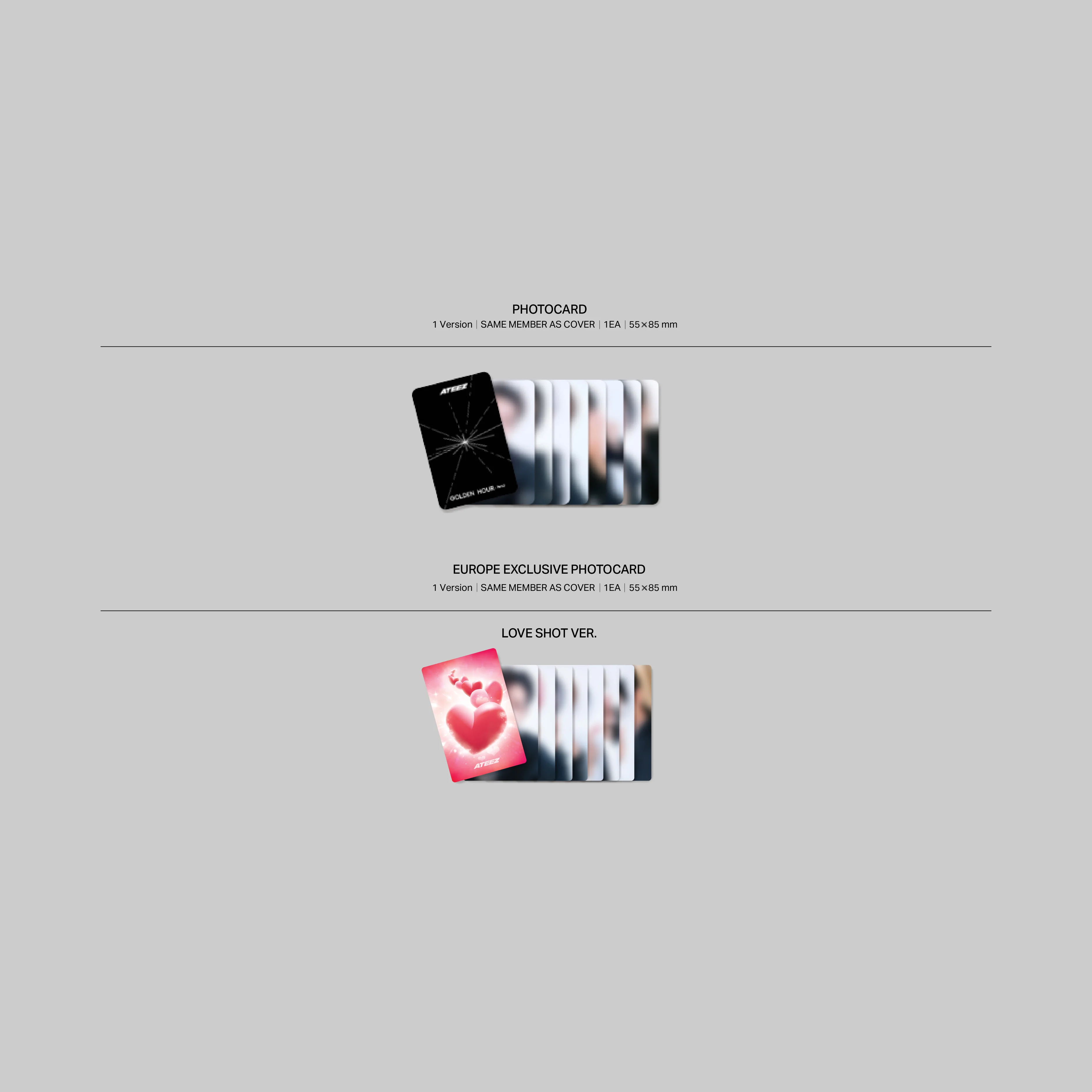 [Signed] ATEEZ - GOLDEN HOUR : Part.2 - UK hello82 Exclusive (Digipak) - Image 2